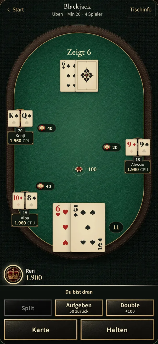 The Royal Card — Blackjack