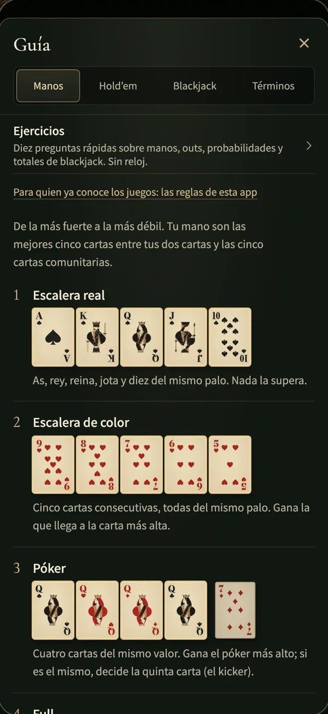 The Royal Card — Aprender y repasar